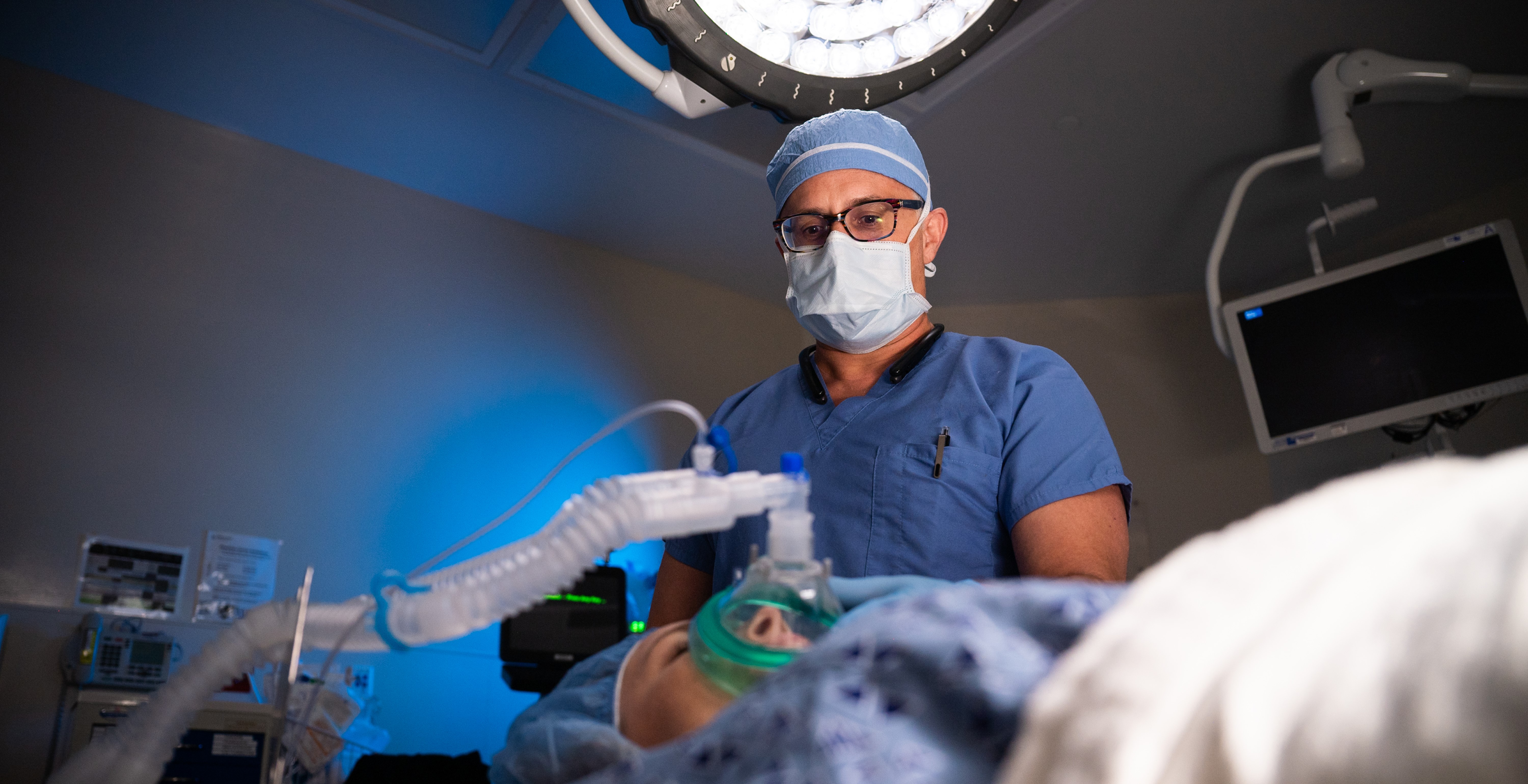 Anesthesiologist in the OR