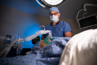 Anesthesiologist in the OR