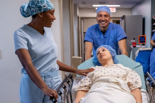 Clinicians with Patient
